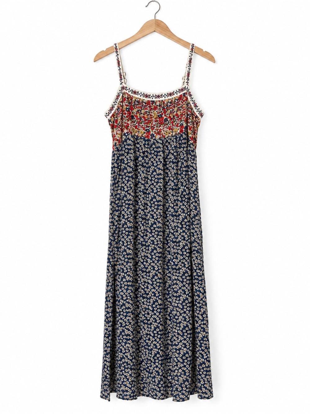 Natural Life Floral Maxi Dress Women’s Large Boho Sleeveless